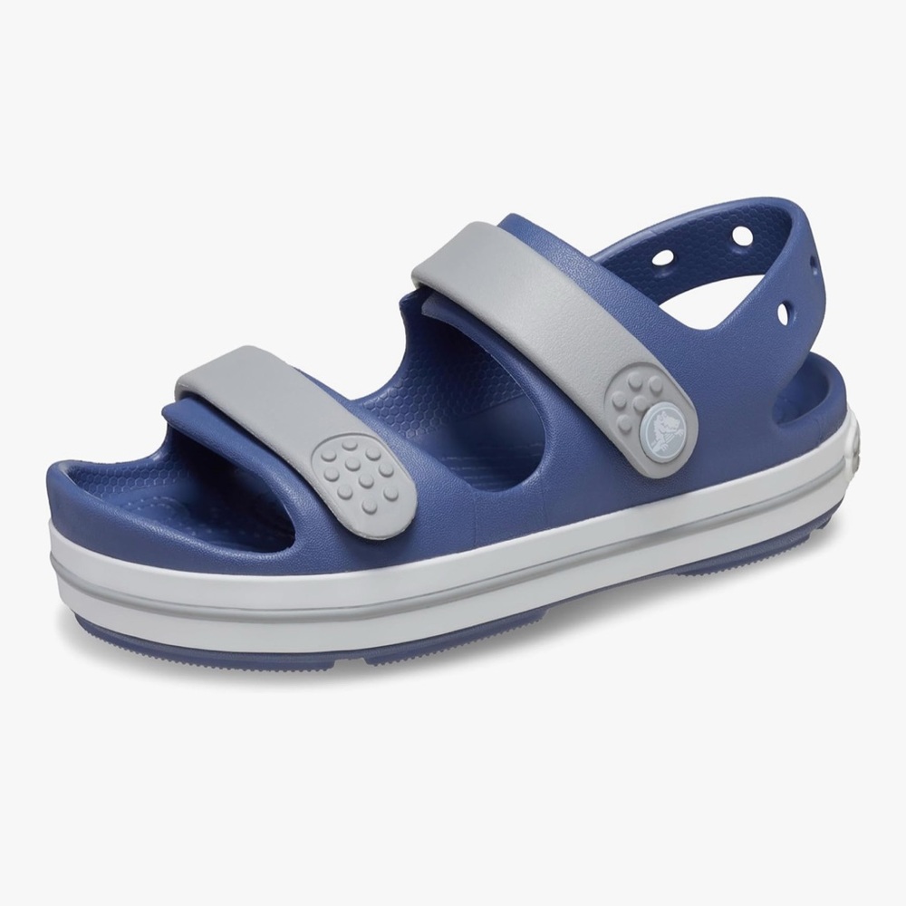 CROCS Kids Blue and Gray Sandals